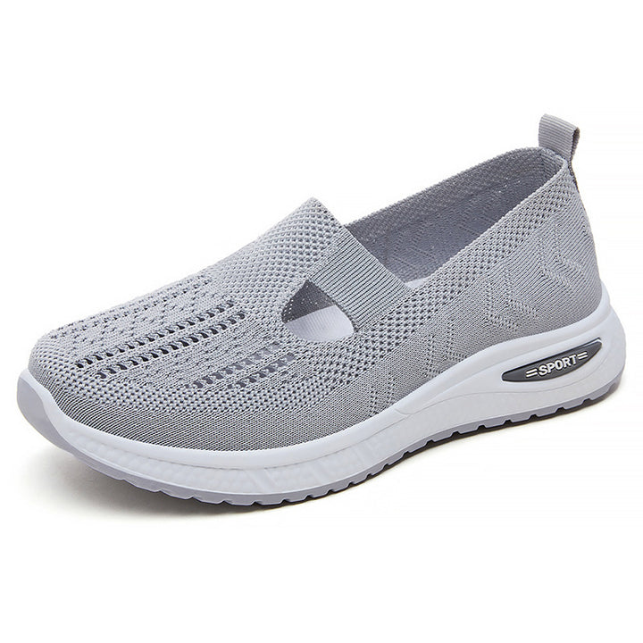 Femme Åndbar Slip-On Fritids-Sneakers med Fleksibel Ventilation Stilla