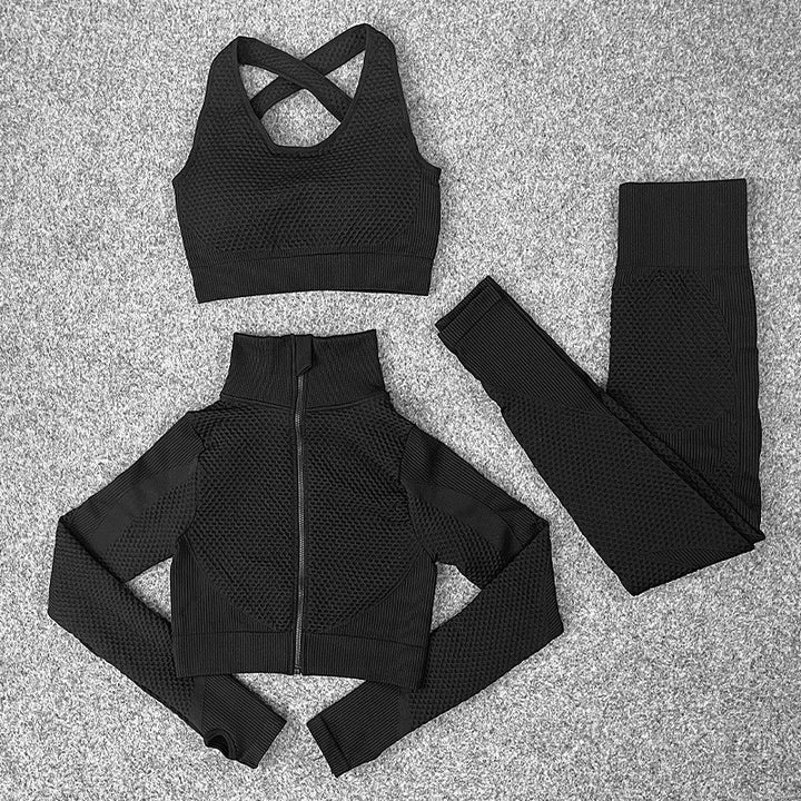 Dame Funktions-Activewear-Sæt med åndbart design Stilla