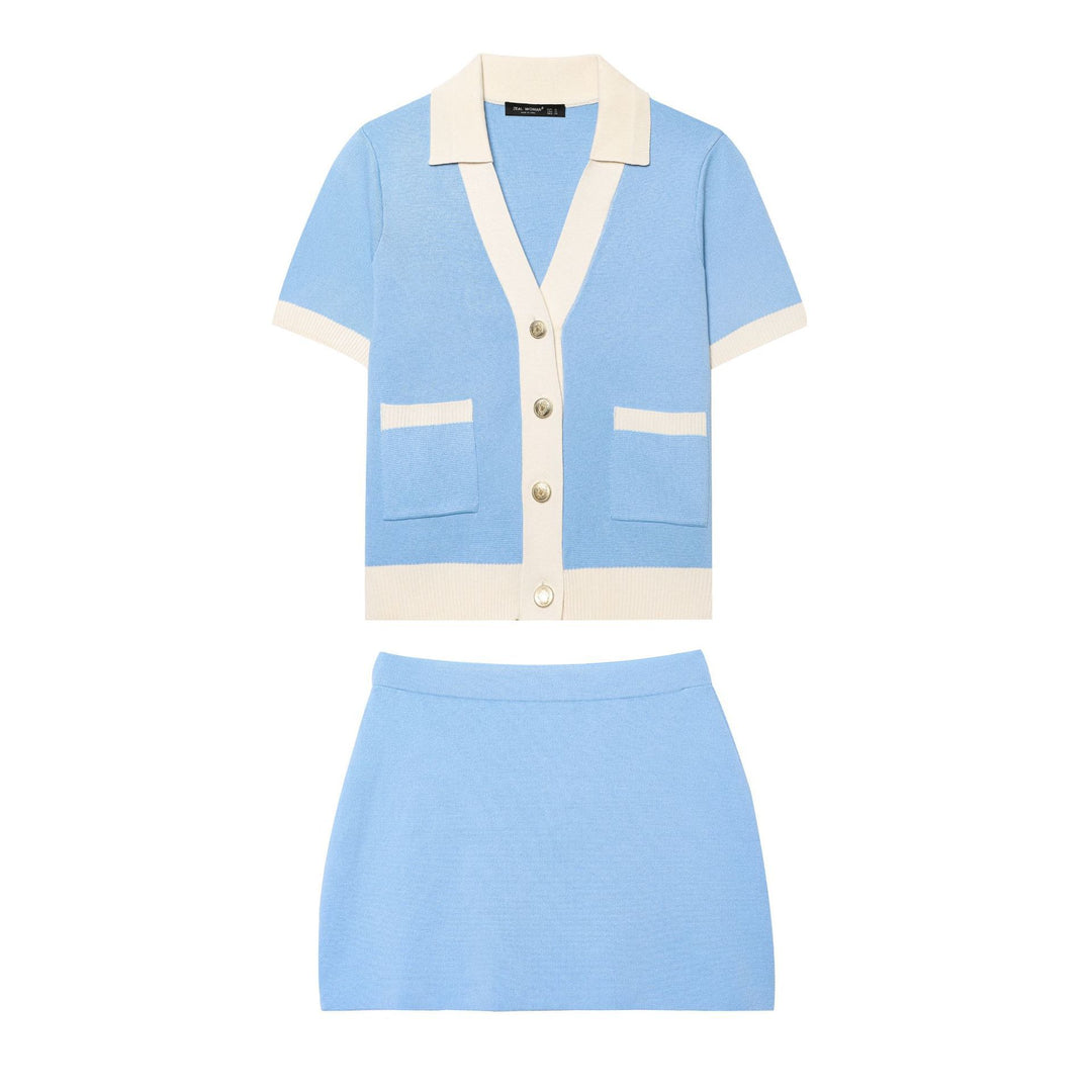 Dame Strikket Skirt Stilla