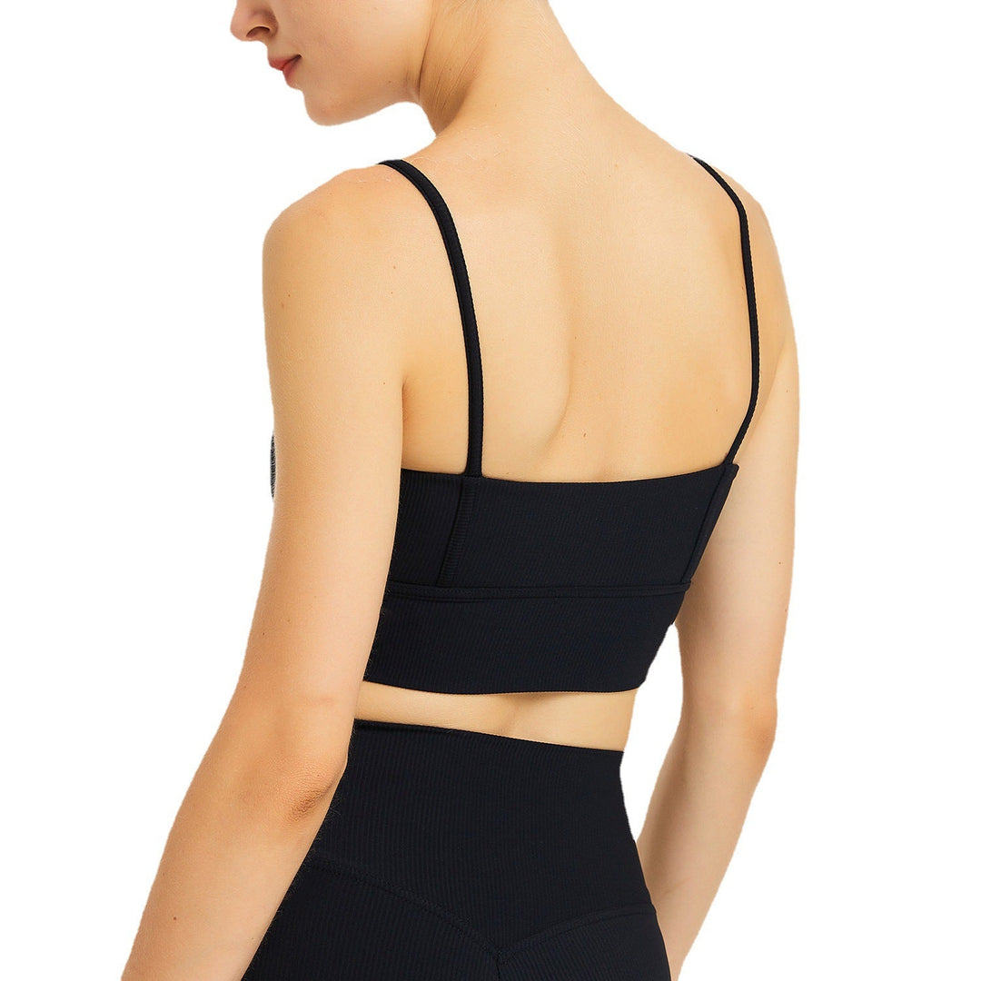 Stilla | Spaghetti Strop Yoga Sling Top Beauty Back Løbe Trænings Vest Til Kvinder