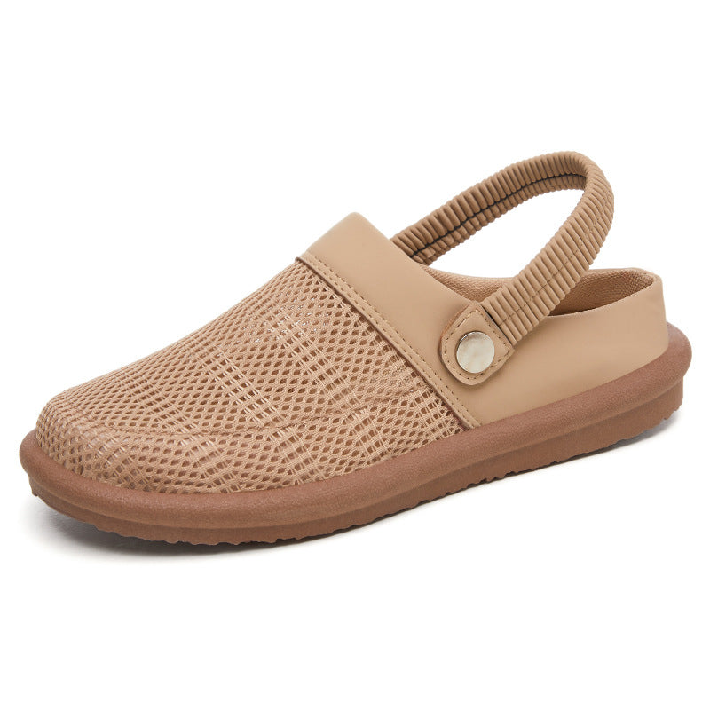 Femme Let Slip-On Komfort Sandaler med åndbart Mesh-design Stilla