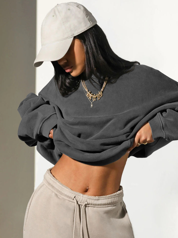 Dame Oversized Sweater med afslappet pasform Stilla