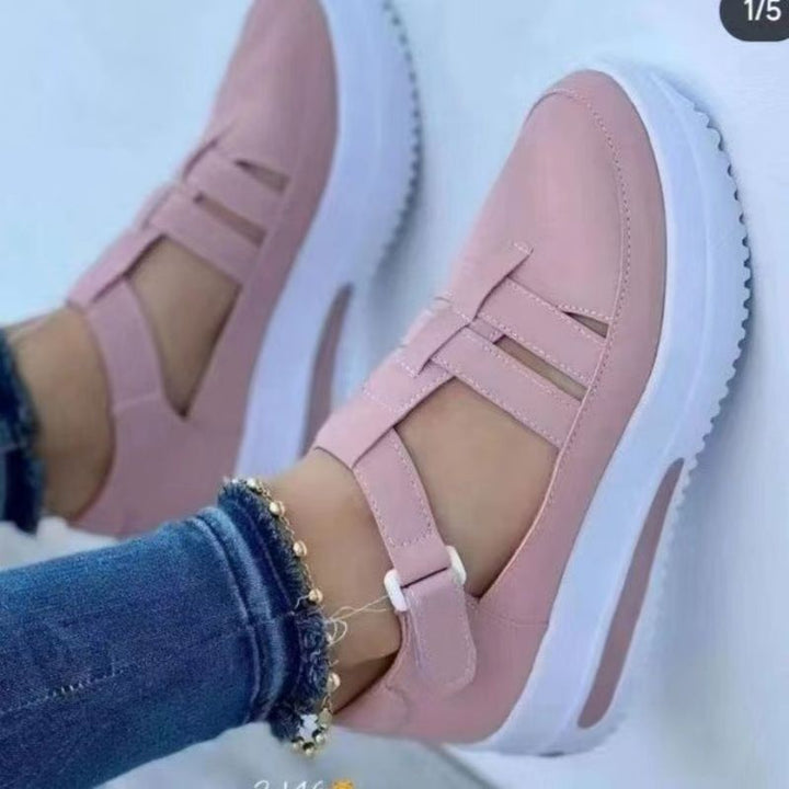 Dame fashionable Slip-On Sneakers med ergonomisk remsystem Stilla