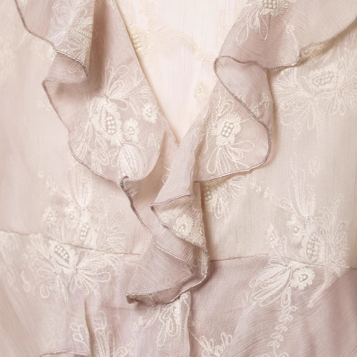 Femme Rüsch Floral Peplum Top Stilla