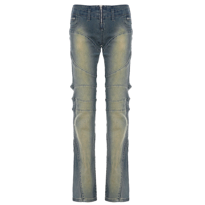 Damen Bootcut Jeans mit modischem Schnitt und stylishen Distressed-Details Skovae