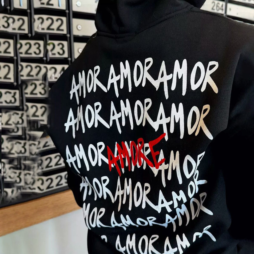 Kvinders Urban Hoodie med iøjnefaldende bogstaver Stilla