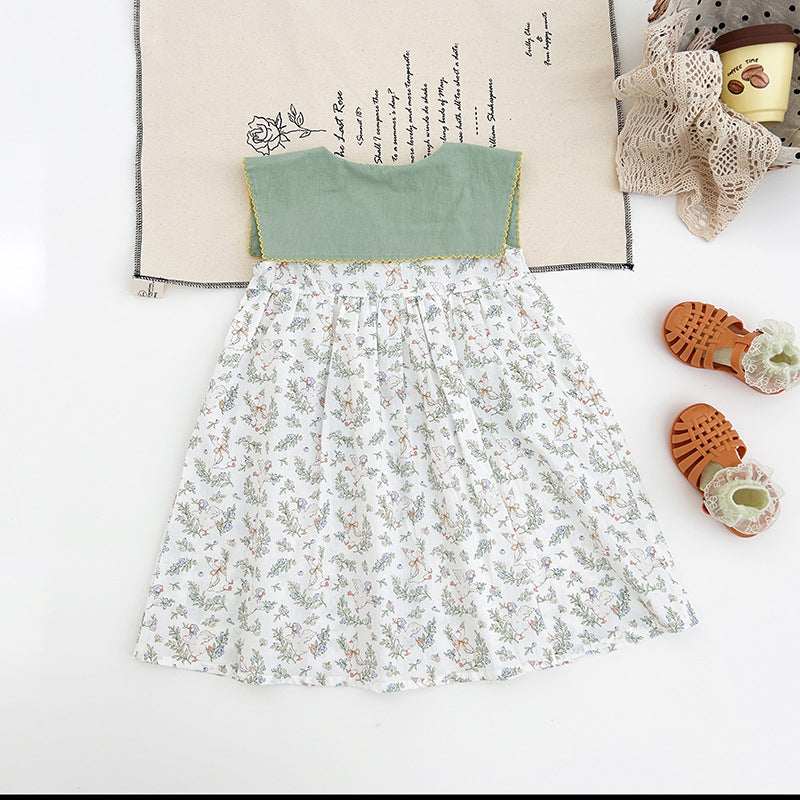 Femme Floral Broderet Kjole Stilla