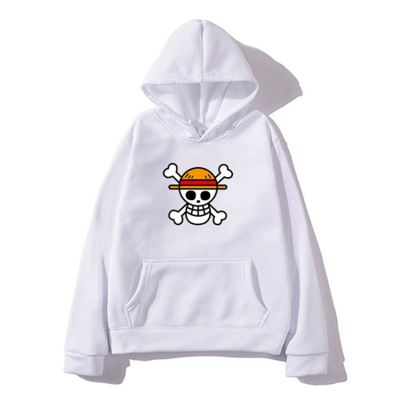 Dame hoodie med kreativ piratdesign og behagelig pasform Skovae