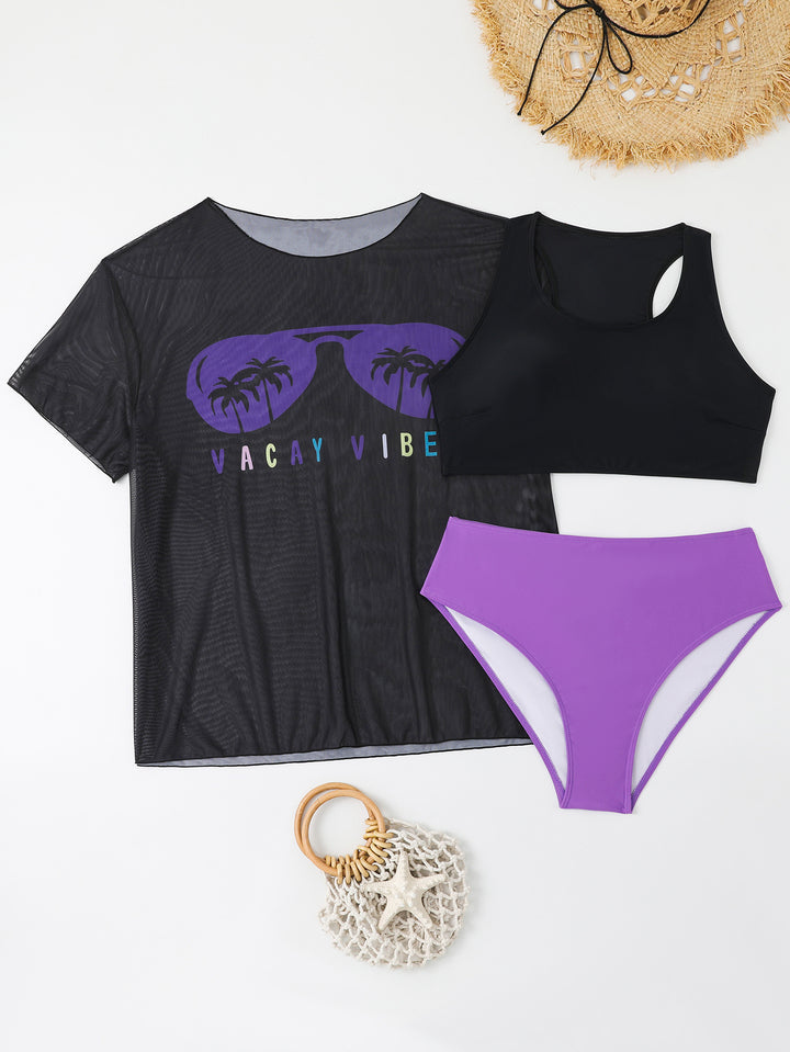 Damer Sporty bikini-sæt med let top og moderne design Skovae