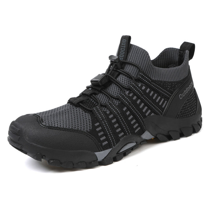 Unisex nan ankelhøj funktions-sneaker med sikkerhedssål, hurtiglukning og profileret gummisål Skovae