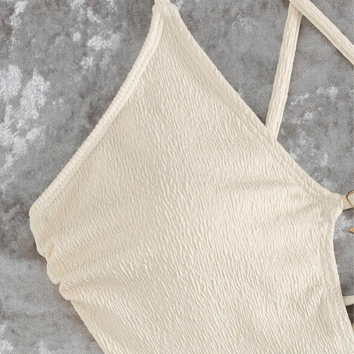 Dame Cut-Out Badedragt med unikt ringdetalje Skovae