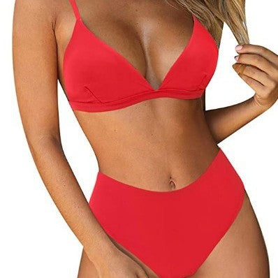 Femme Højskåret Trekant-Bikini-Sæt Stilla