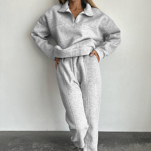 Damer Sporty Sweatshirt og Joggingbukser Sæt Stilla