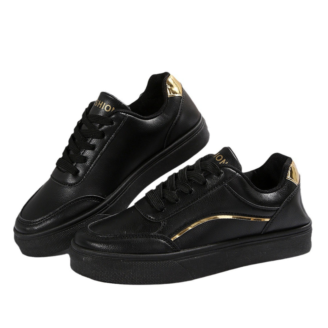 Dame Sporty Sneakers med skridsikker gummisål og modeglimmer-accents Stilla