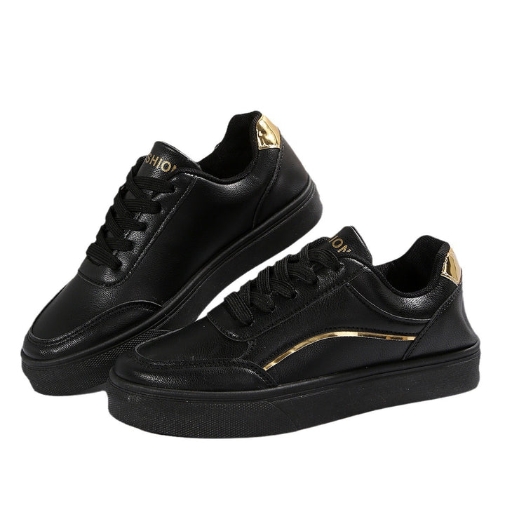 Dame Sporty Sneakers med skridsikker gummisål og modeglimmer-accents Stilla
