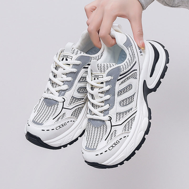 Dame Sporty Sneakers med åndbar mesh-overflade og dämpende sålprofil Stilla