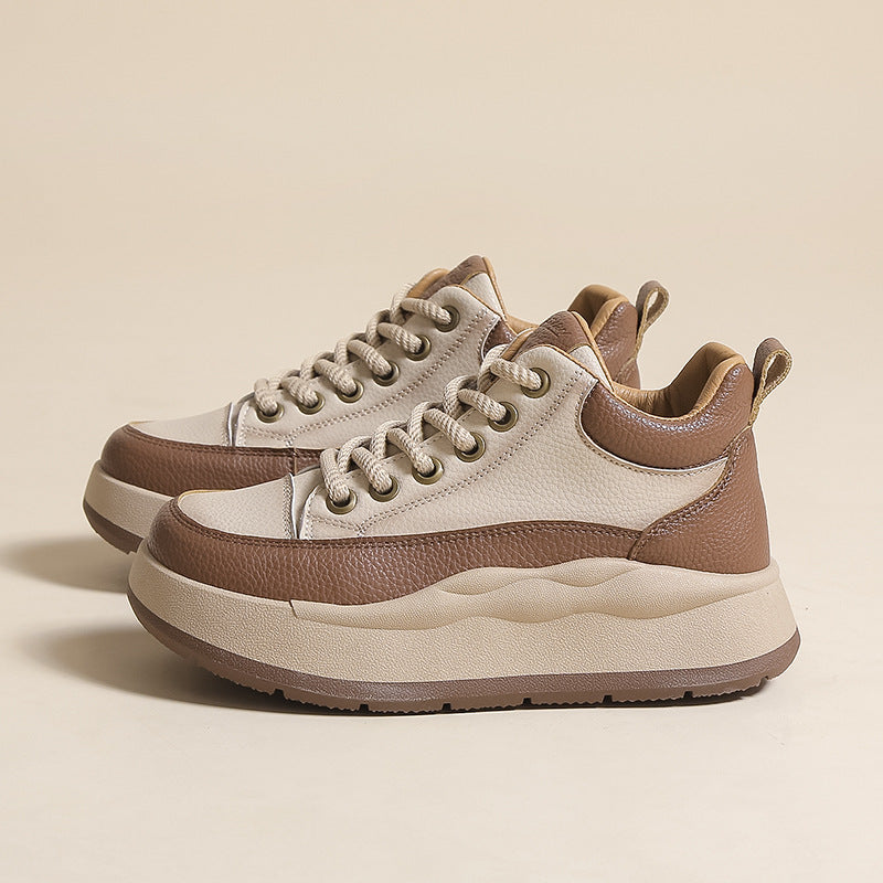 Dame Chunky Sneakers med åndbart overtøj og skridsikker sål Stilla