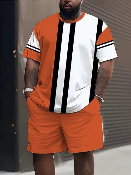 Herrer casual fritids sæt med stort smiley solbrille print Skovae