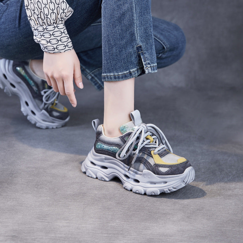 Herrer Chunky Platform Mode Sneakers Stilla