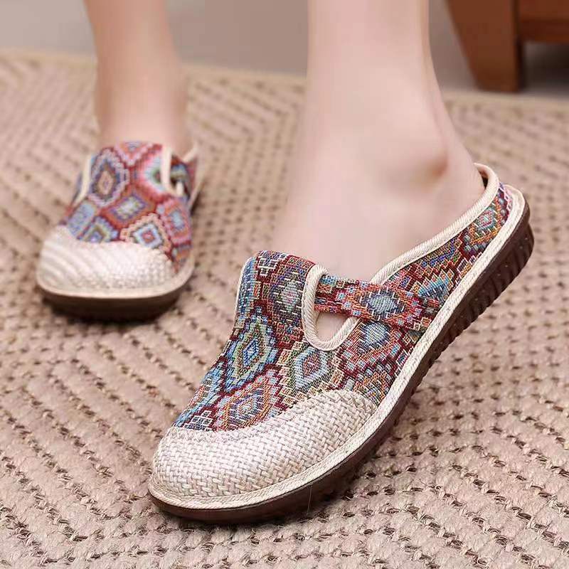 Femme Kunstnerisk Mønstret Slippers Stilla