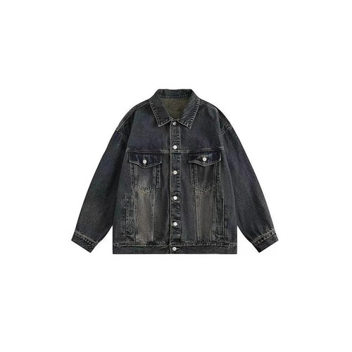 Kvinders denimjakke med vintagevask og praktiske lommer Stilla