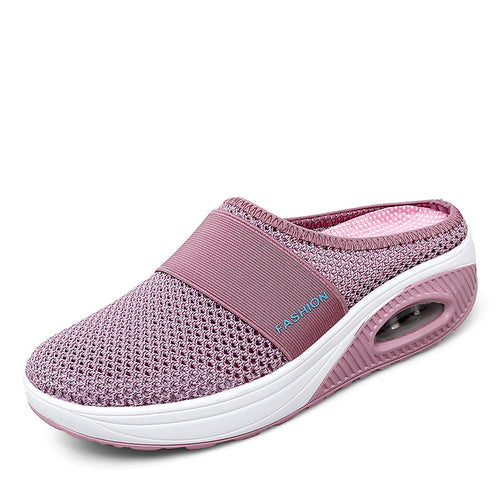 Dame Komfortable Wellness-Sandaler med luftig Mesh-overflade og dæmpende sål Stilla