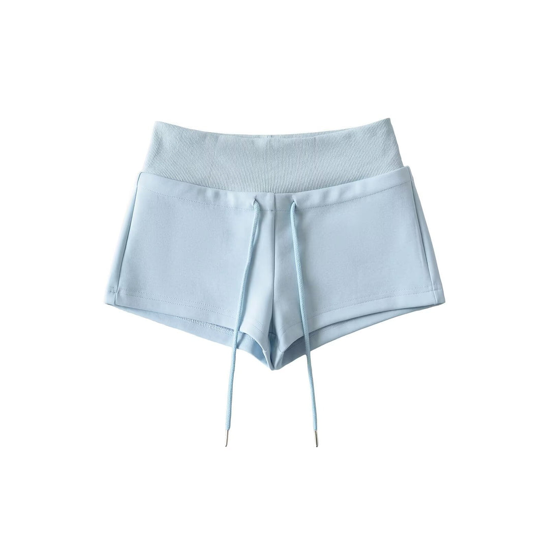 Dame Komfortable Sportshorts med høj talje og praktisk snoretræk Stilla
