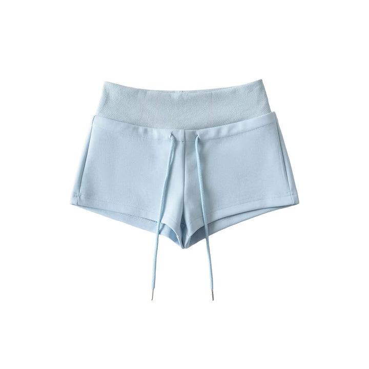 Dame Komfortable Sportshorts med høj talje og praktisk snoretræk Stilla