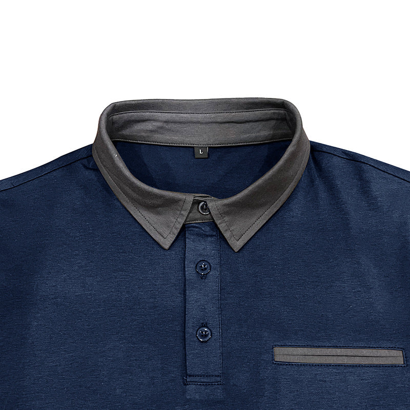 Herrer Langærmet Poloshirt Stilla