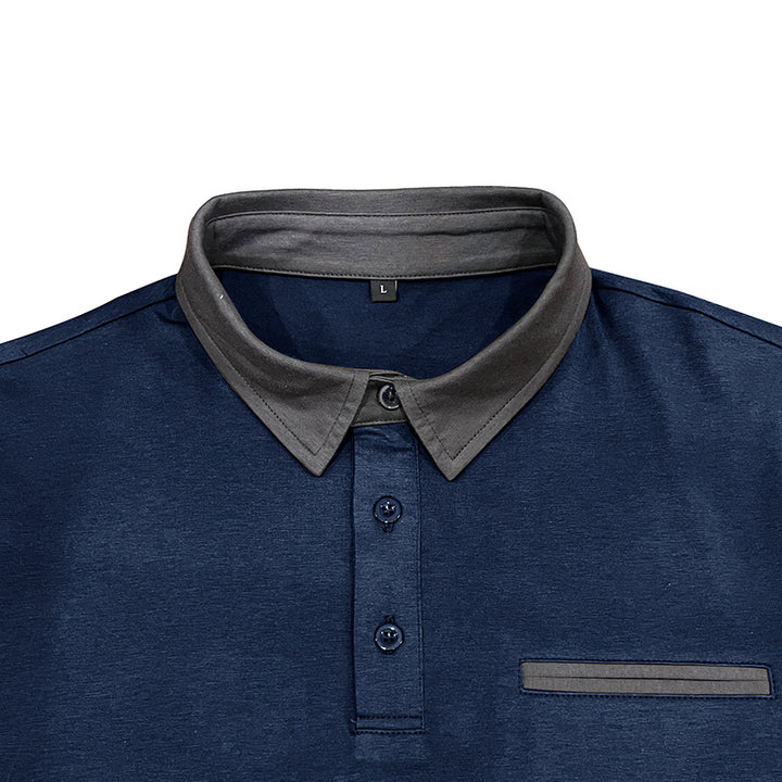 Herrer Langærmet Poloshirt Stilla