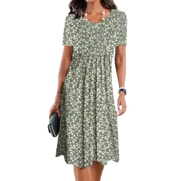 Dame Etuikjole med elegante blomsterdesigns Stilla