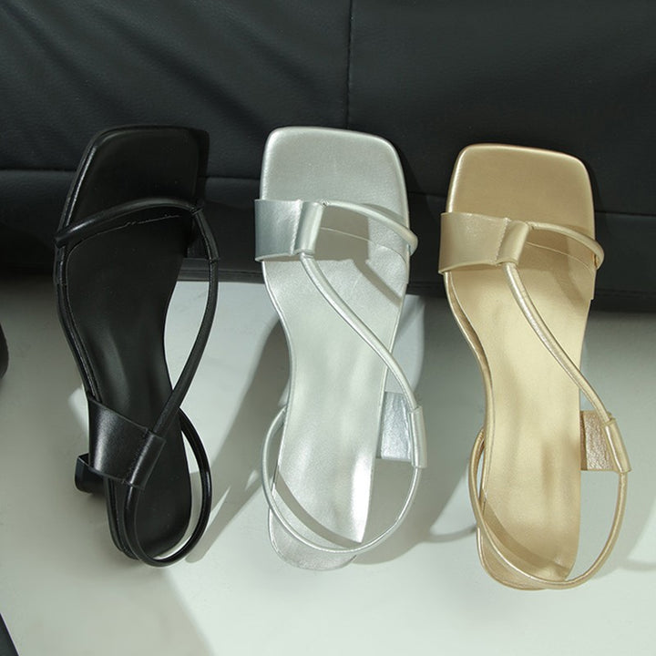 Dame Sling-sandaler med moderigtigt strop-design og elegant hæl Stilla