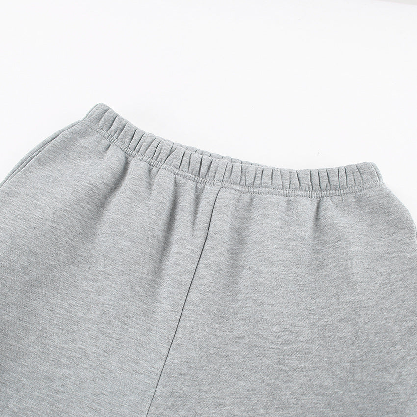 Dame Sporty Lounge-sæt med cropped top og elastiske bukser Stilla