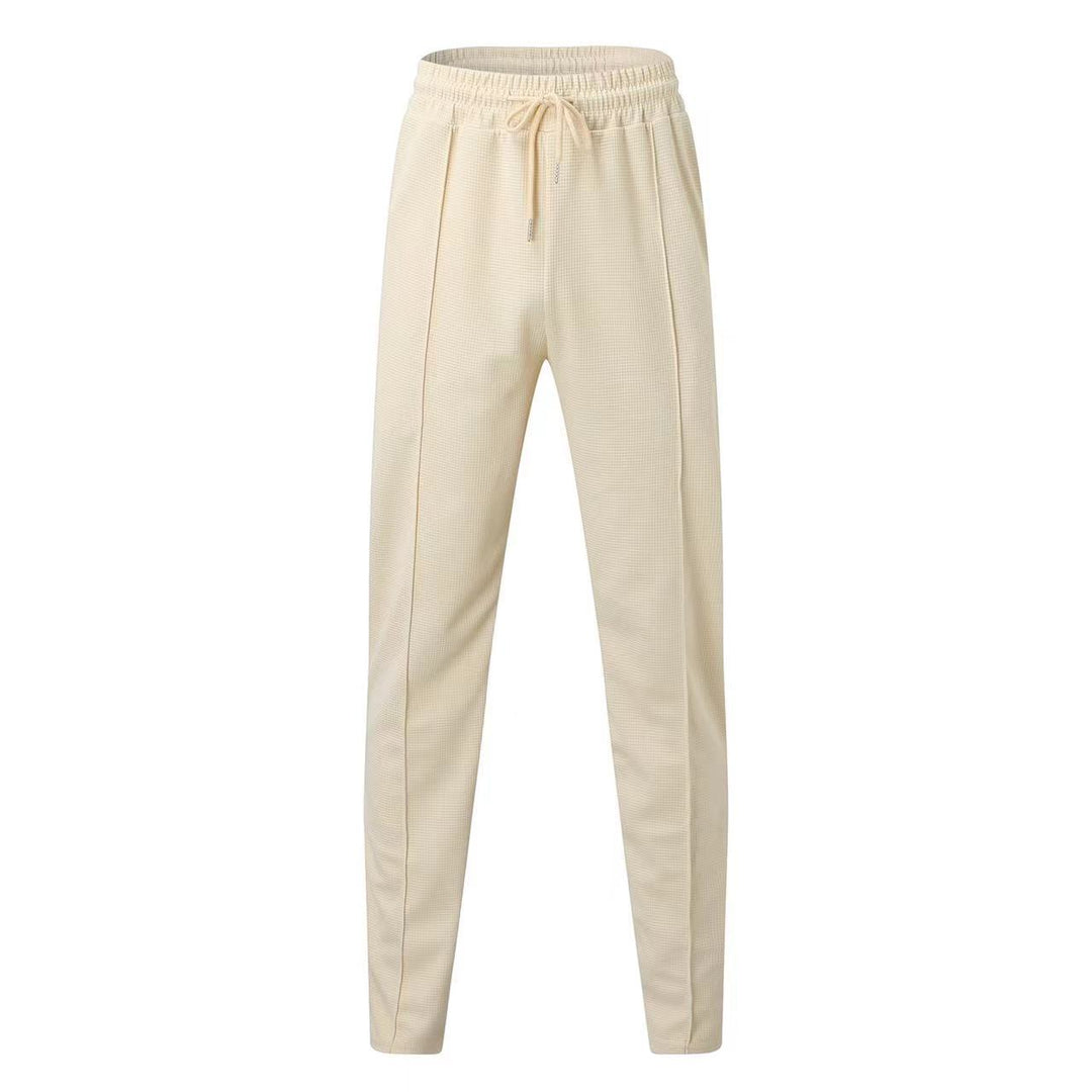 Herre sporty joggingsbukser med åndbar tekstur og elastisk talje Stilla