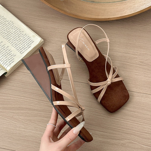 Damer Elegante Åben Tå Slingback Vrist Sandaler Stilla