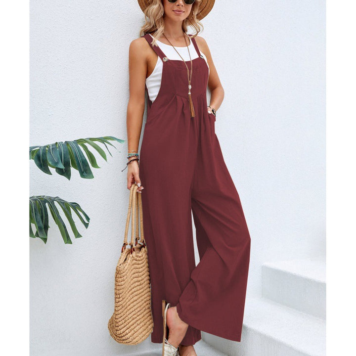 Damer Casual Overall i Boho-stil Stilla