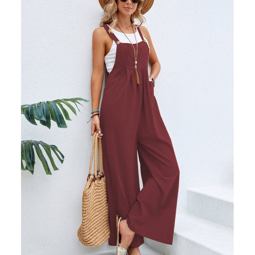 Damer Casual Overall i Boho-stil Stilla