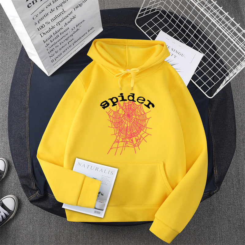 Kvinders hoodie med kreativ edderkoppemotiv Skovae