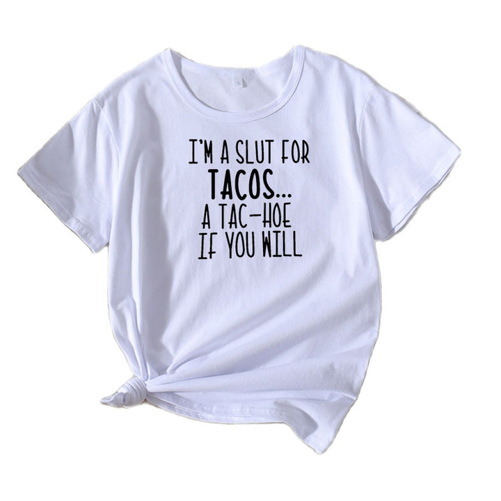 Dame Sjov Foodie Humor T-Shirt Stilla