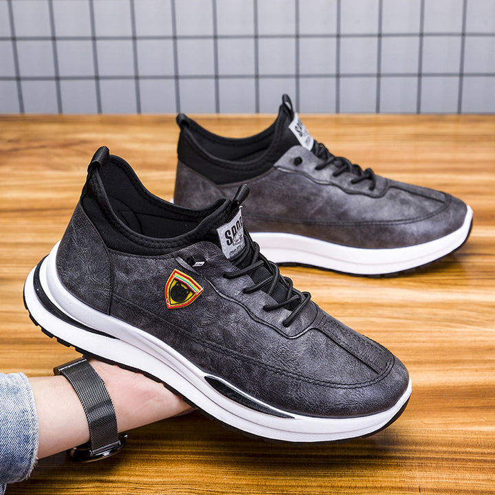Herrer Premium Læder Lifestyle Sneakers Stilla