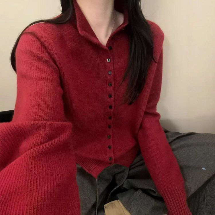 Kvinders varme strikket cardigan Stilla