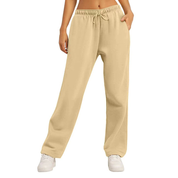 Dame Komfortable Casual Joggingbukser med Side lommer Skovae