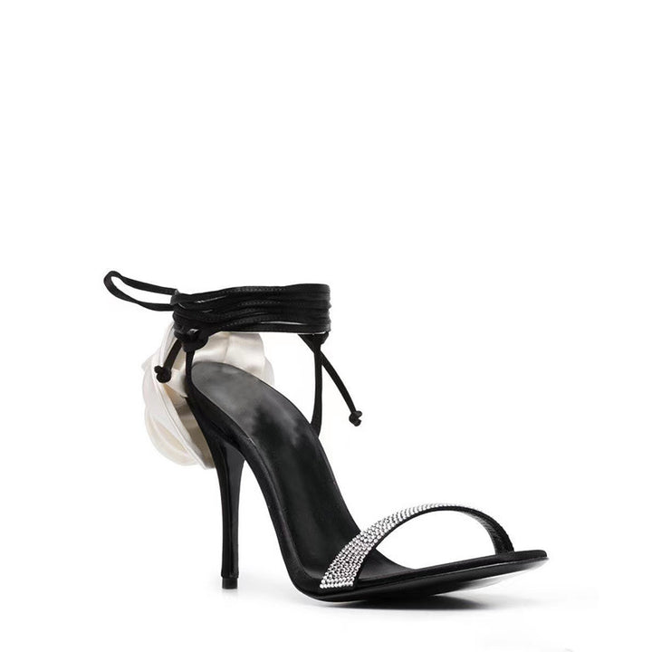 Femme Elegant Floral Akzent Højhælede Sandaler Stilla