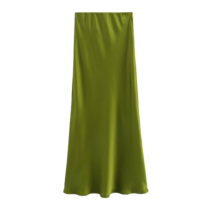 Dame lang satin skirt Skovae