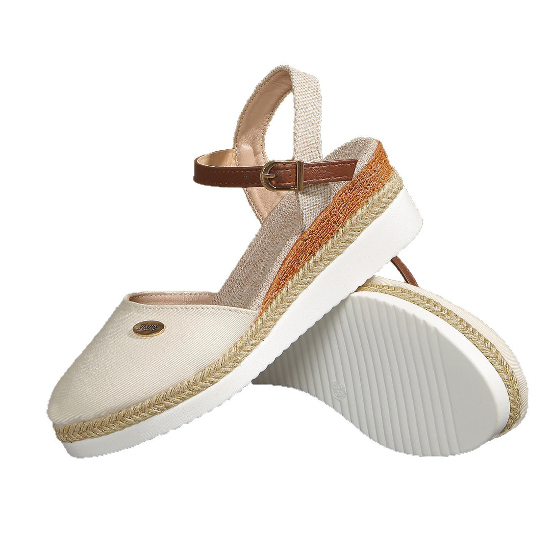 Dame Espadrilles med elegant spænde Stilla