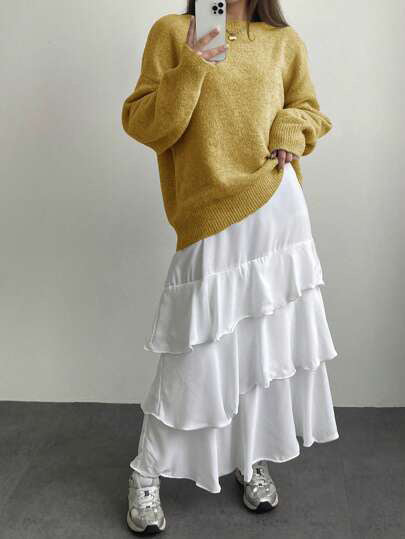 Kvinder Casual Sweater med blødt tekstureret materiale og elegant snit Stilla