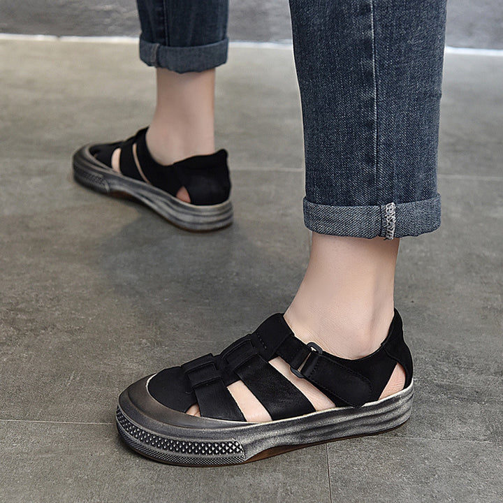 Dame sandaler med trendy rem-design og skridsikret sål Stilla
