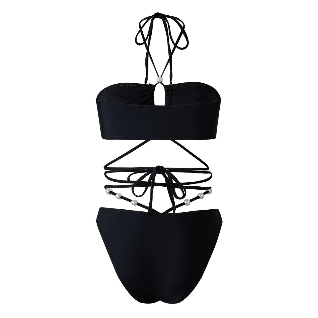 Dame Bikini Sæt med elegant Overkjole Stilla
