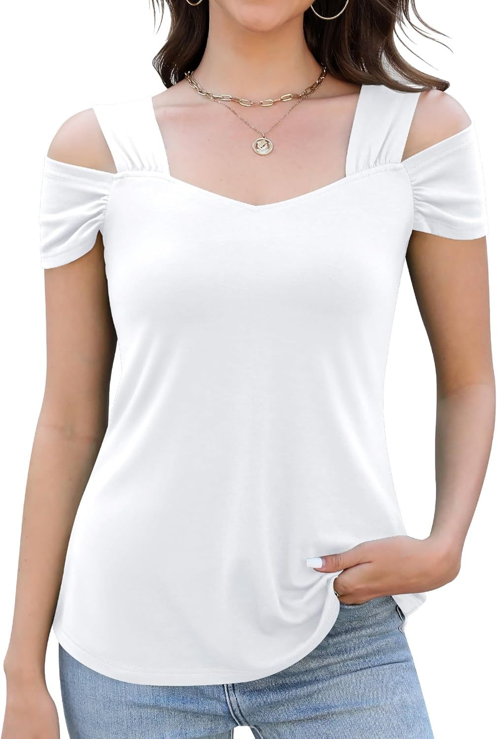 Dame Off-Shoulder Casual Fit Top Stilla
