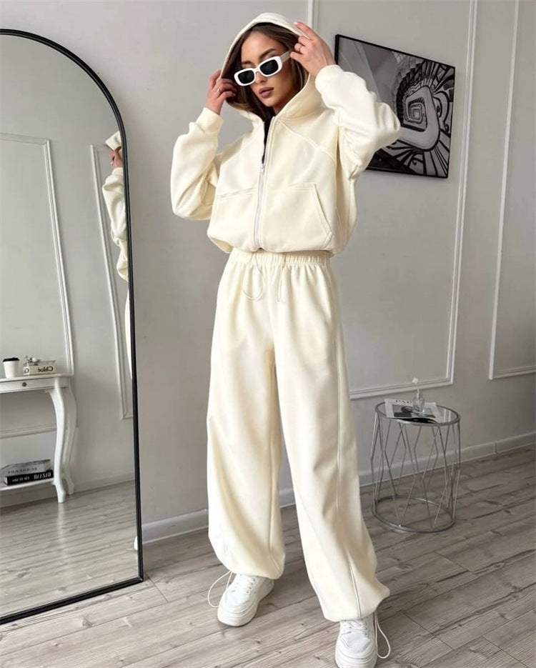 Kvinder Sports Højtalje Jogging Suit Skovae